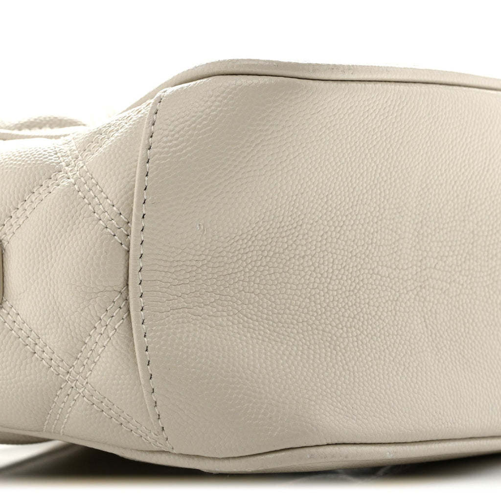 Grain de Poudre Quilted 80's Vanity Bag Crema Soft