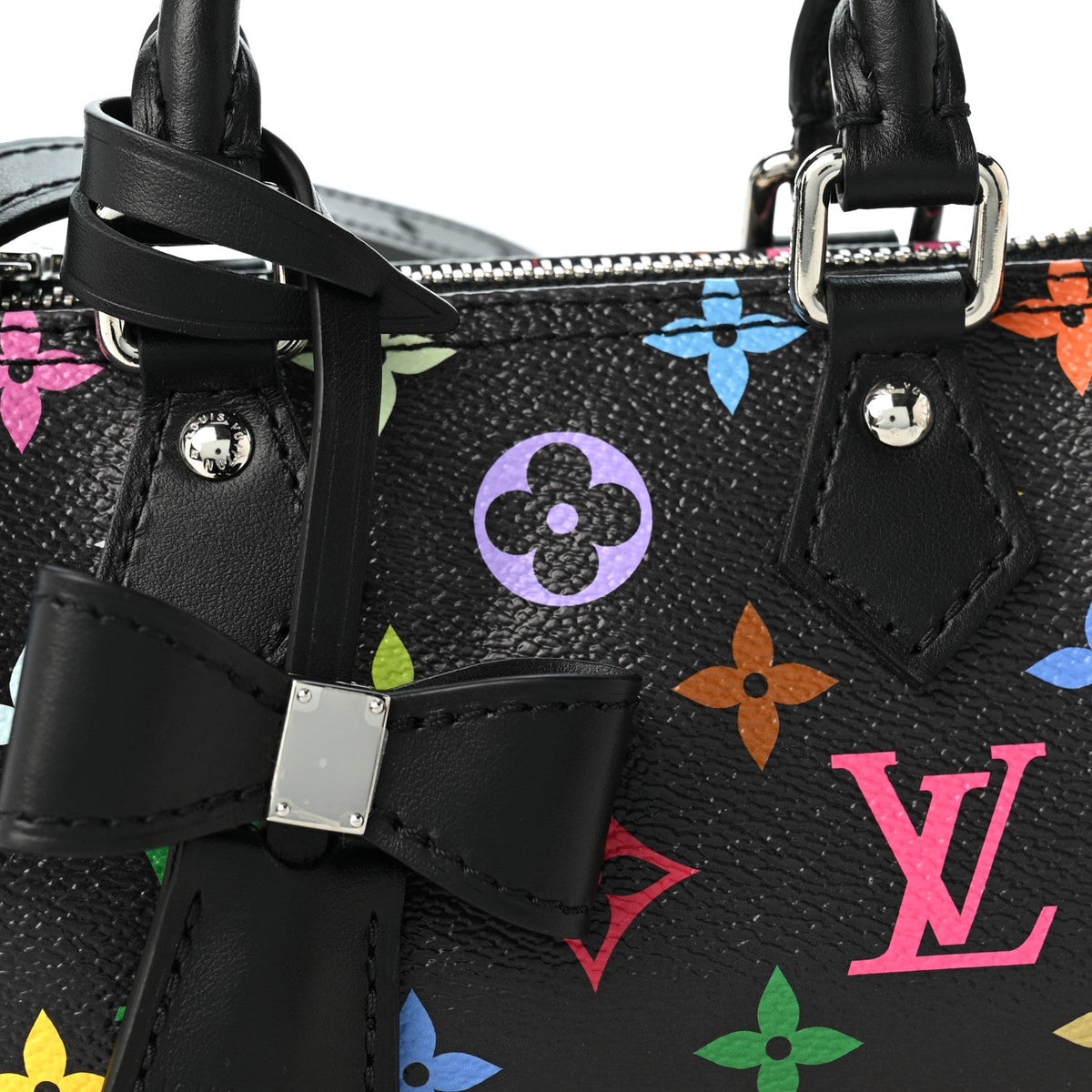 LV x TM Monogram Multicolor Nano Speedy Black