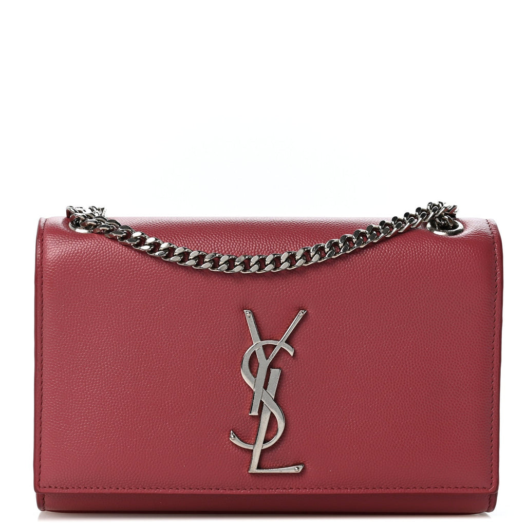 Grain De Poudre Small Classic Monogram Kate Satchel Mystic Rose