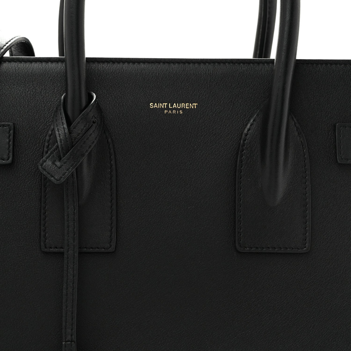 Smooth Calfskin Small Sac De Jour Black