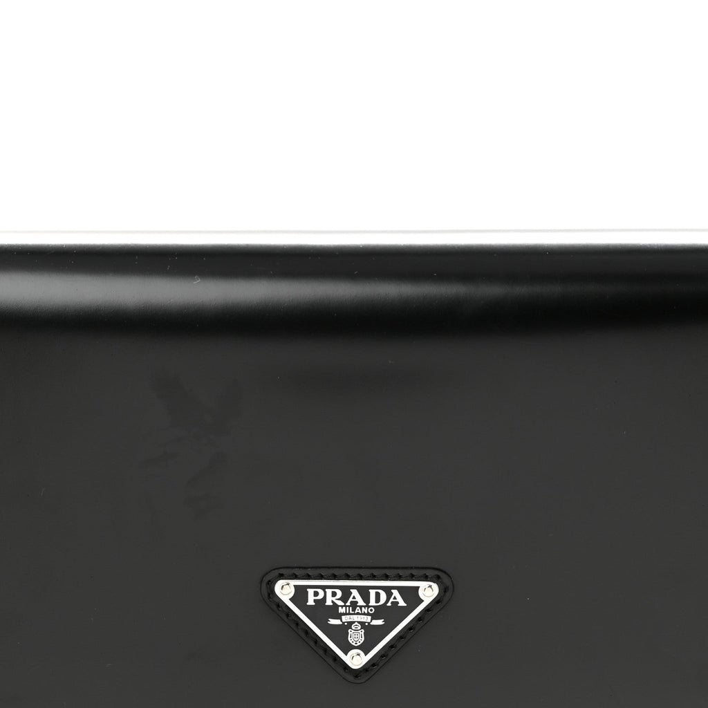 Spazzolato Femme Flap Shoulder Bag Black