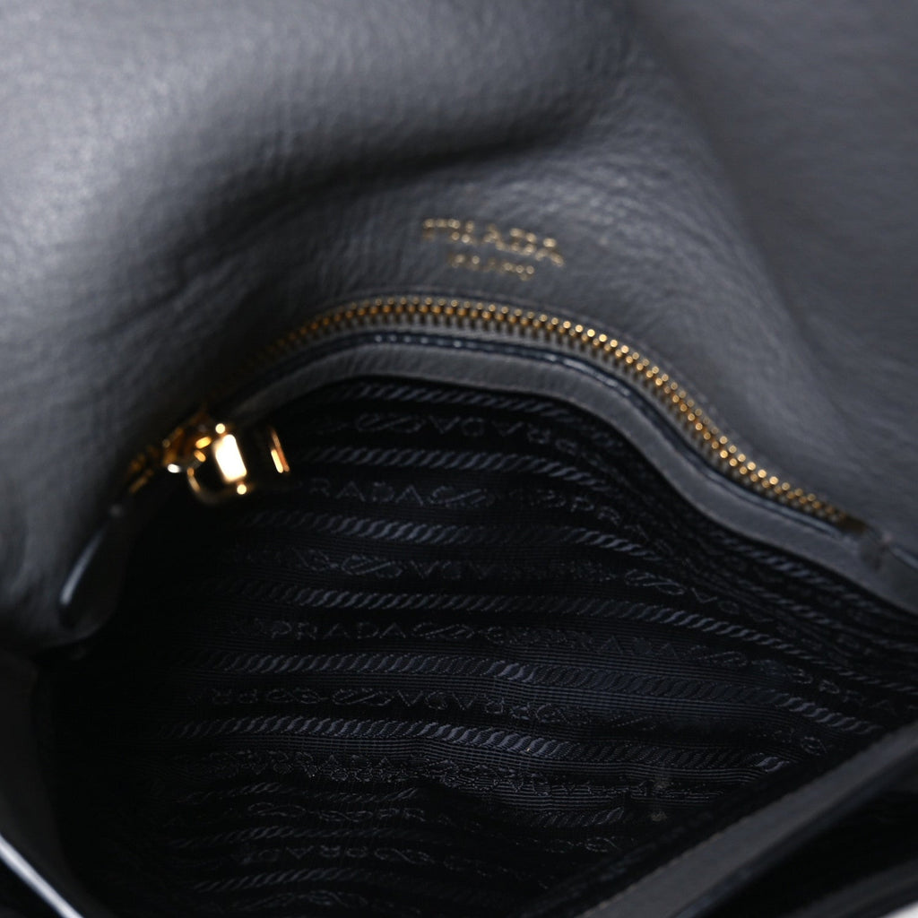 Vitello Phenix Crossbody Bag Marmo