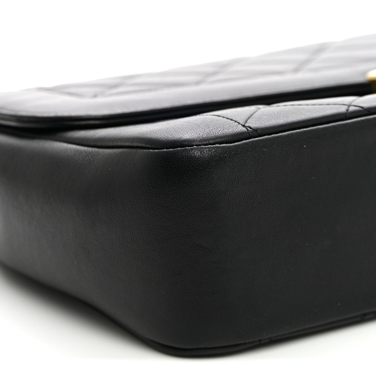 Lambskin Quilted Large Chic With Me Flap Black