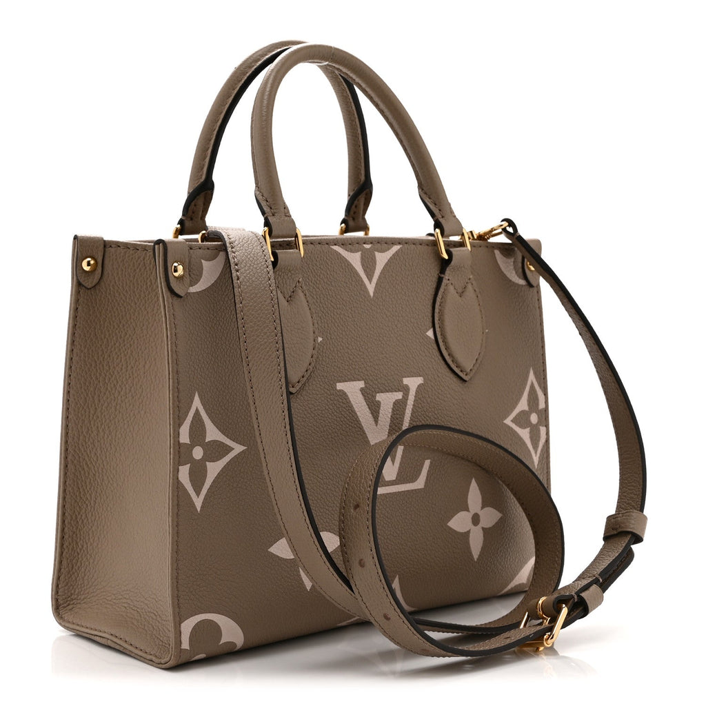Empreinte Monogram Giant Onthego PM Tourterelle Creme