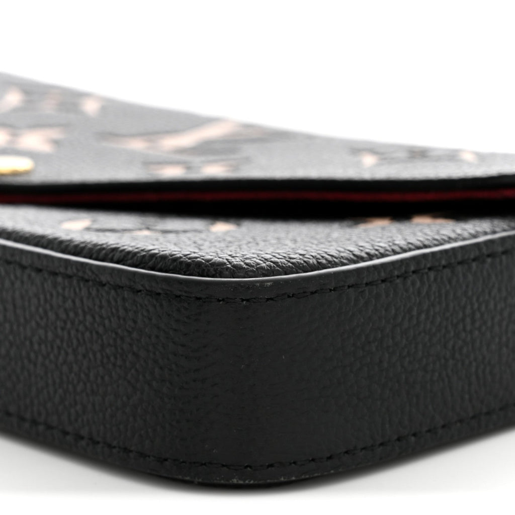 Empreinte Monogram Giant Felicie Pochette Black Beige