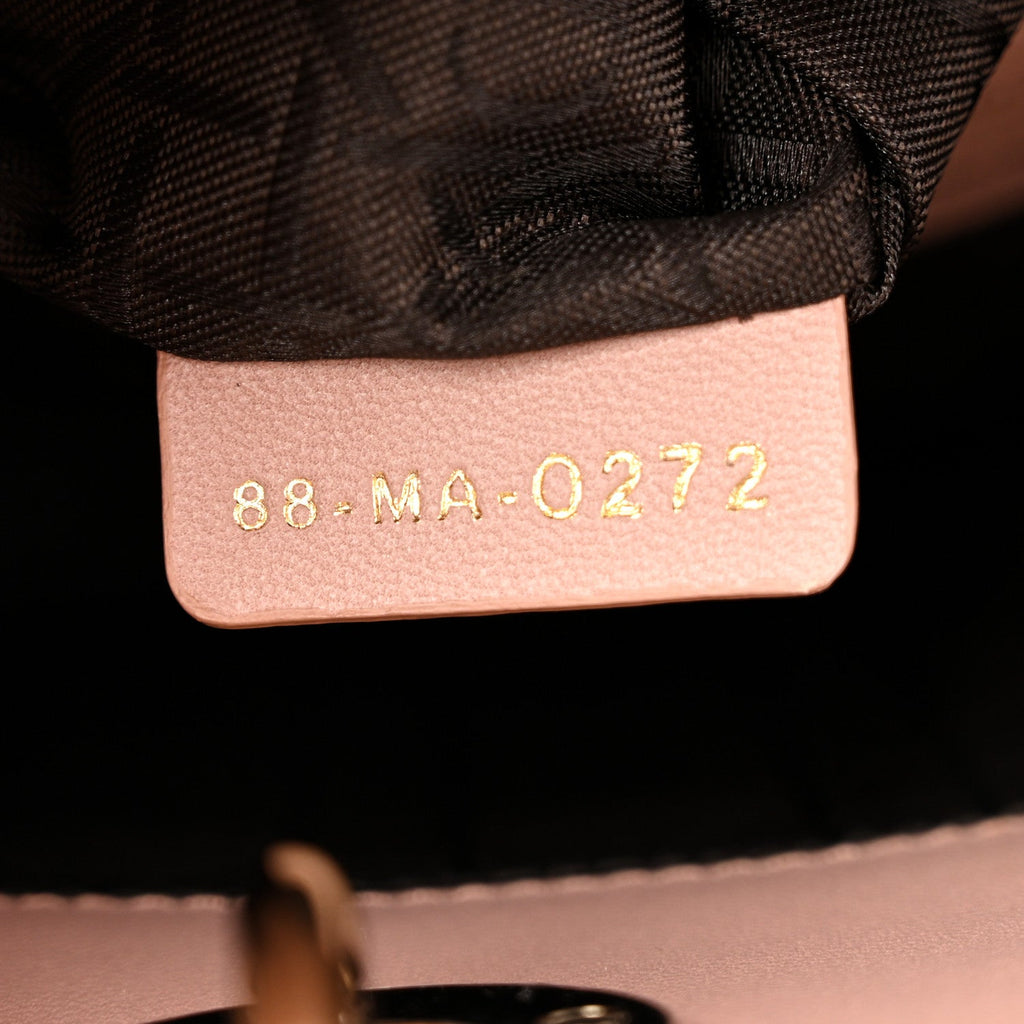 Lambskin Cannage Small My ABCDior Lady Dior Fard