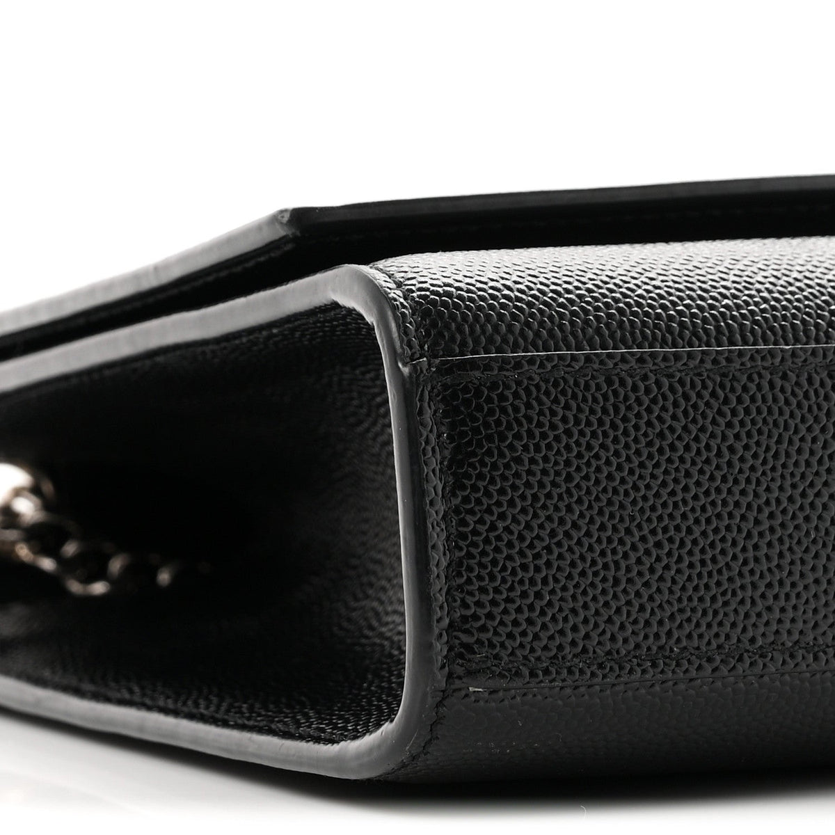 Grain De Poudre Medium Classic Monogram Kate Satchel Black