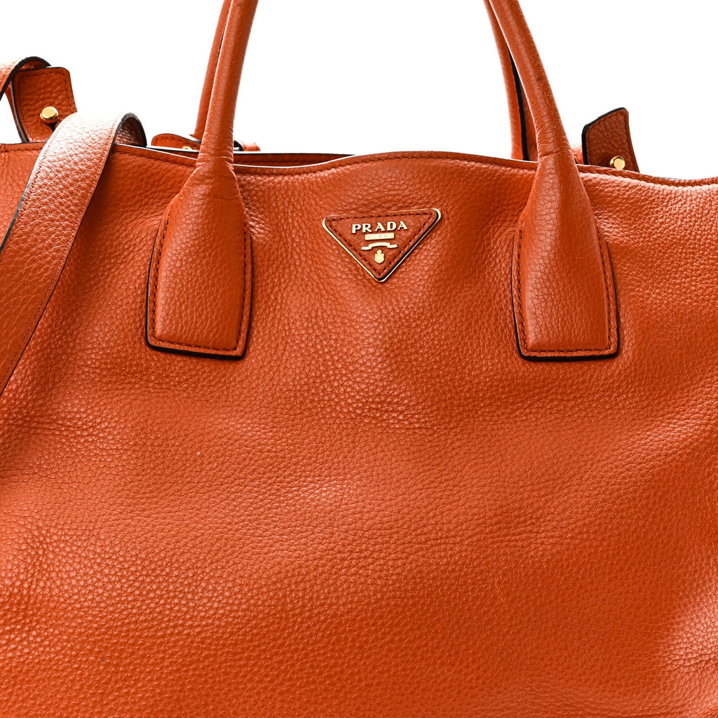Vitello Daino Shopping Tote Rame