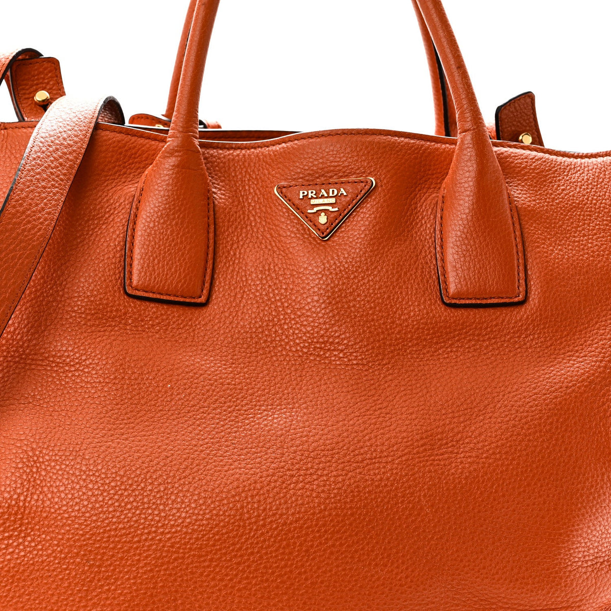 Vitello Daino Shopping Tote Rame