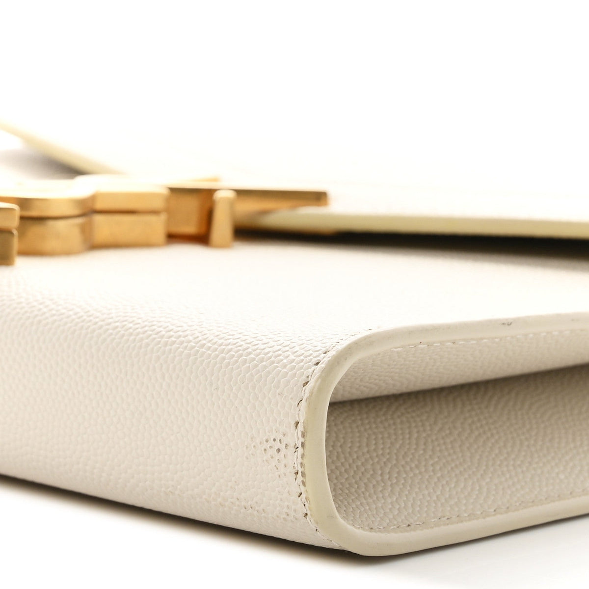 Grain De Poudre Monogram Cassandra Chain Wallet Crema Soft