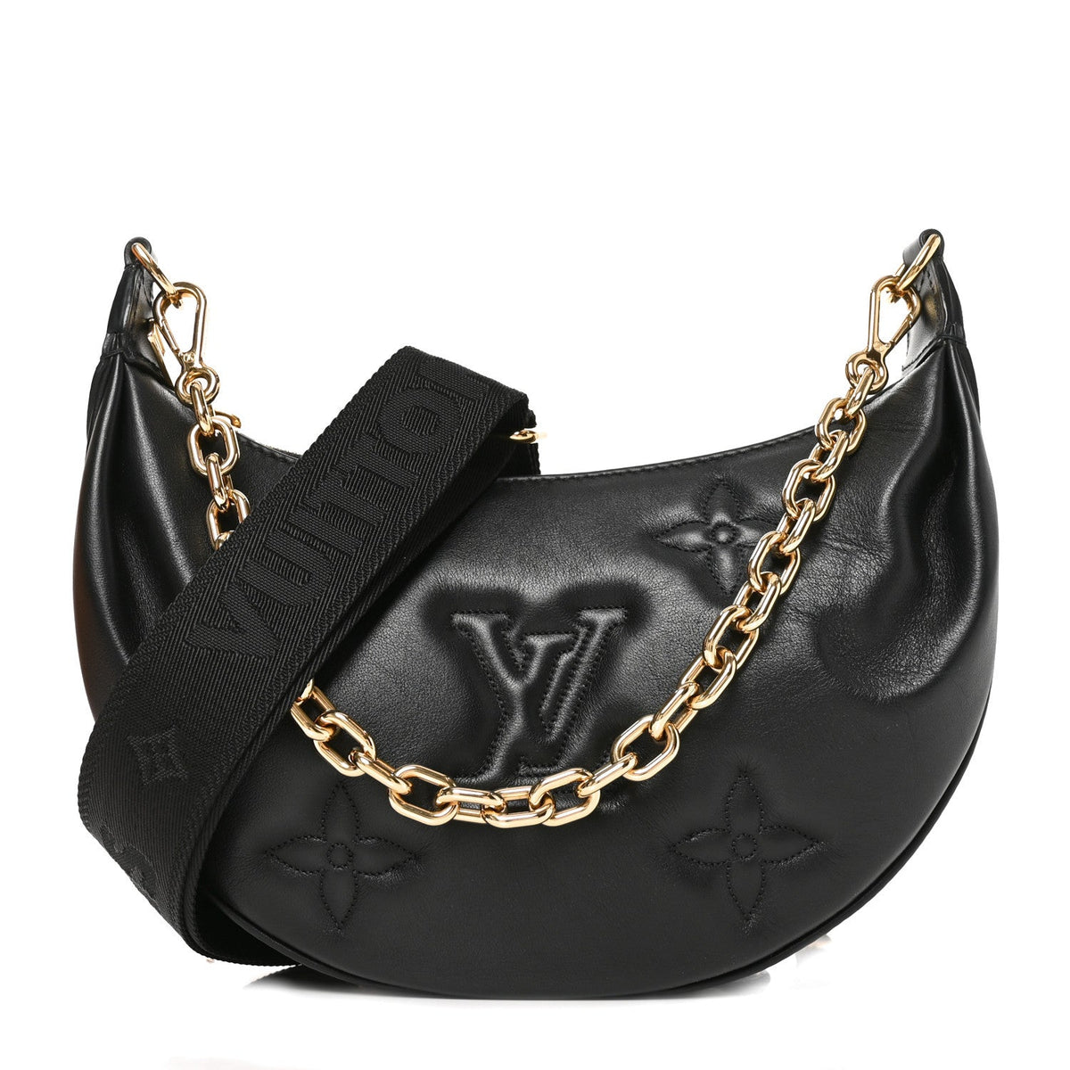 Calfskin Bubblegram Over The Moon Black