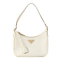 Saffiano Lux Mini Re-Edition Shoulder Bag White