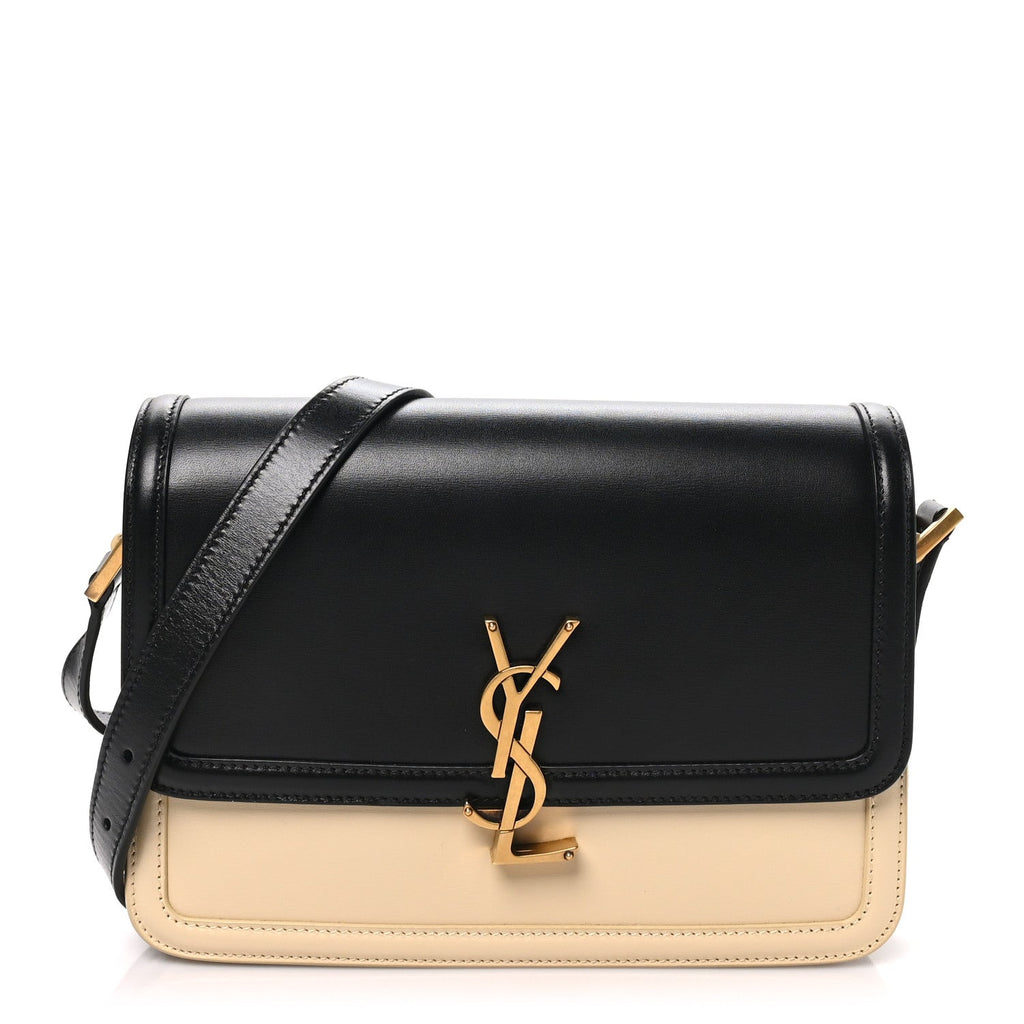 Soft Ultracalfskin Monogram Medium Solferino Satchel Black Burro