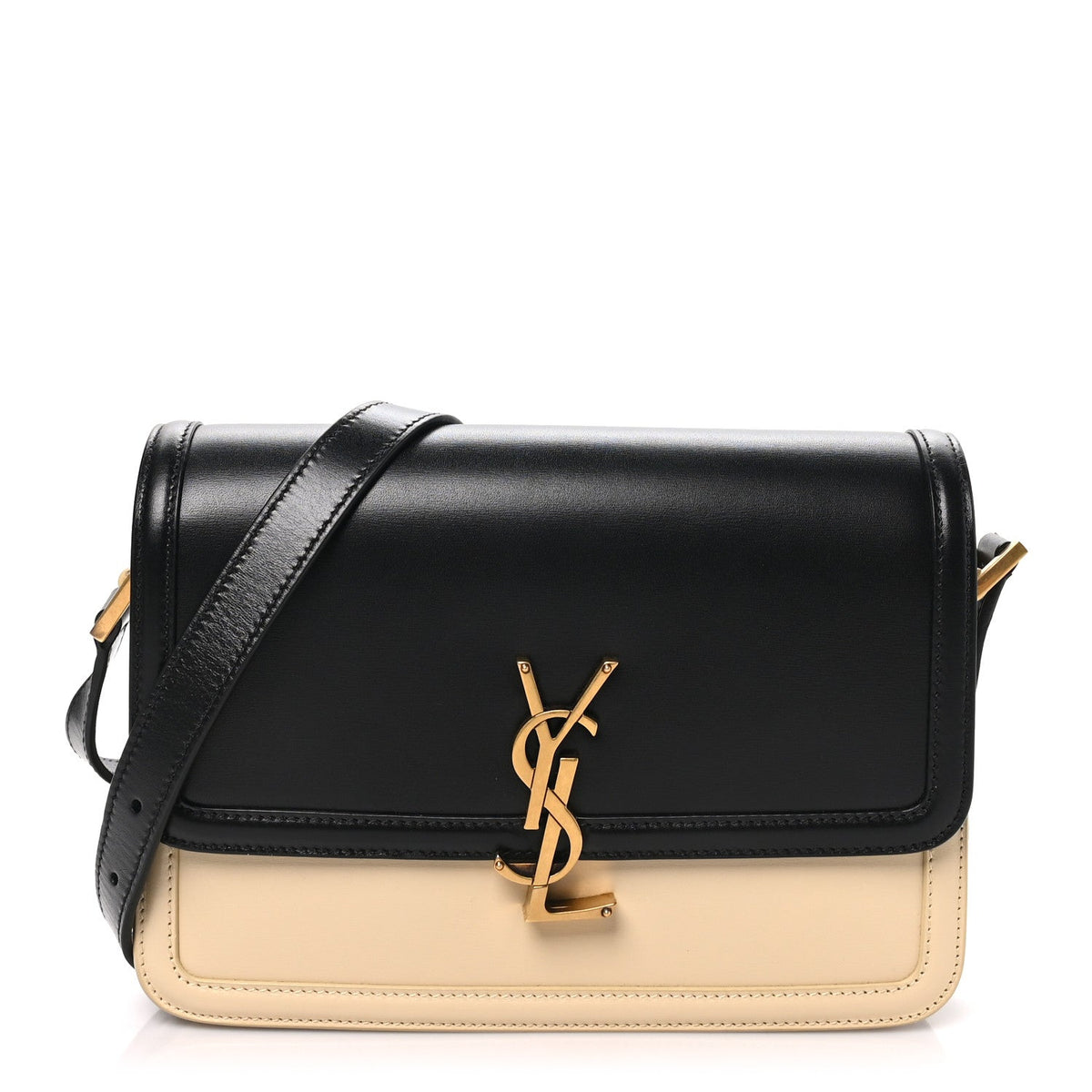 Soft Ultracalfskin Monogram Medium Solferino Satchel Black Burro