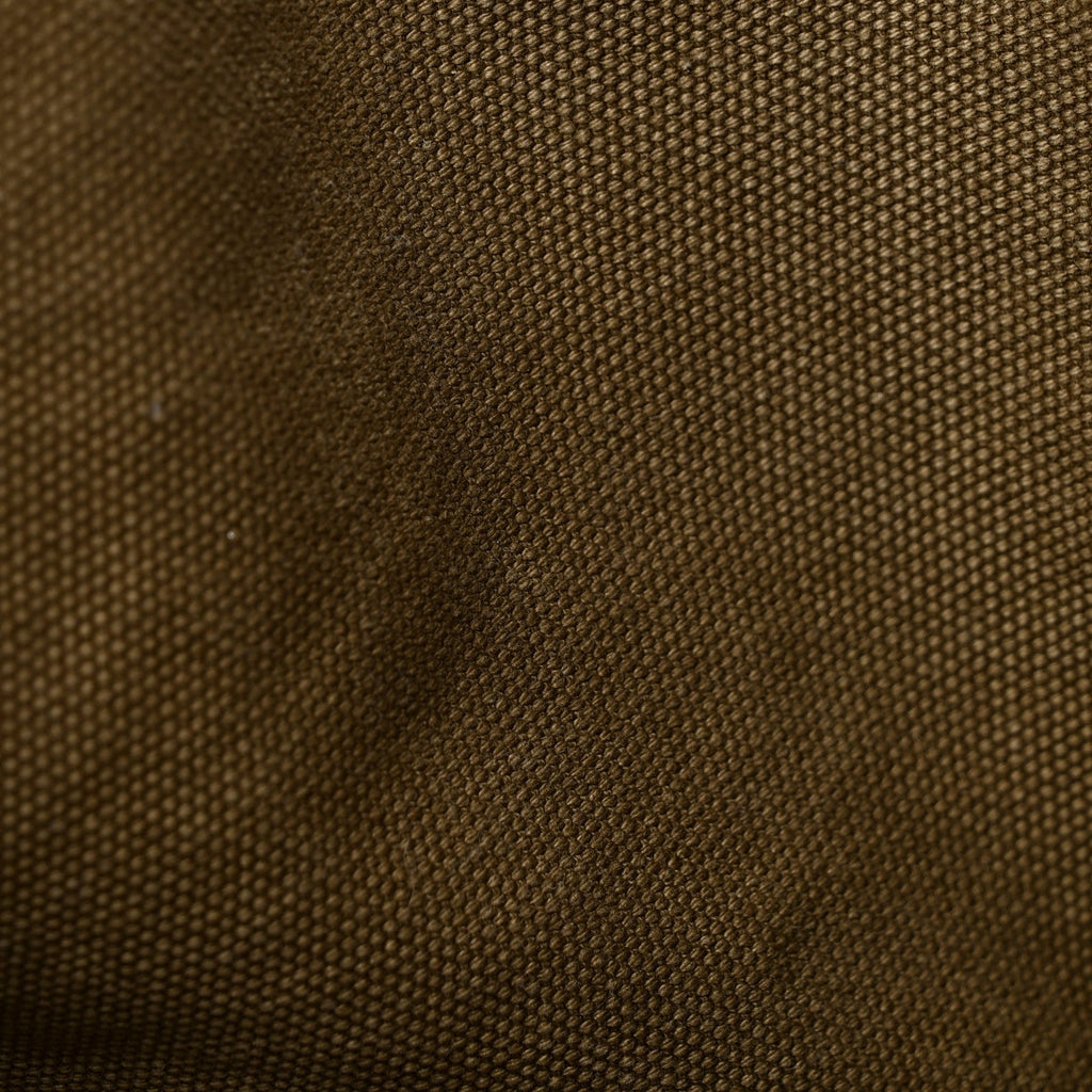 Canvas Calfskin Large Route Shoulder Bag Khaki