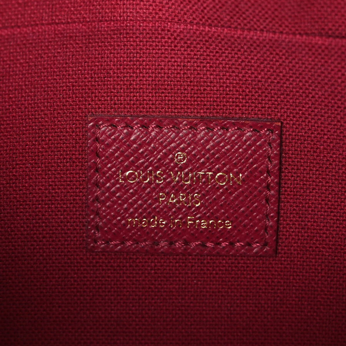 Monogram Pochette Felicie Chain Wallet Fuchsia
