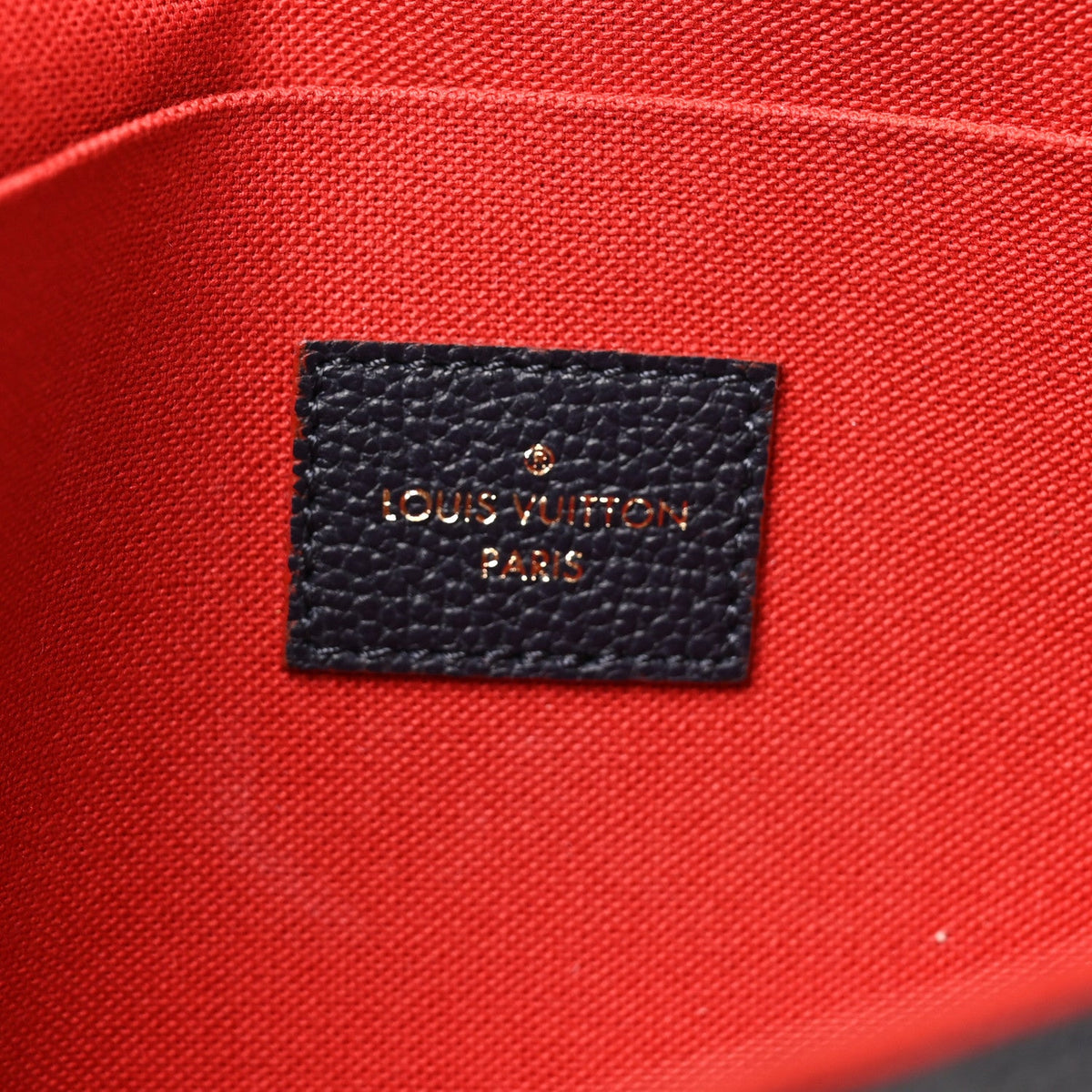 Empreinte Pochette Felicie Chain Wallet Marine Rouge