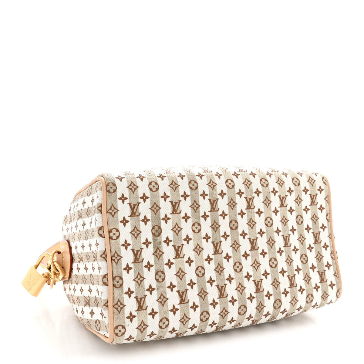 Minigram LV Stamp Speedy Bandouliere 20 Nude Rose