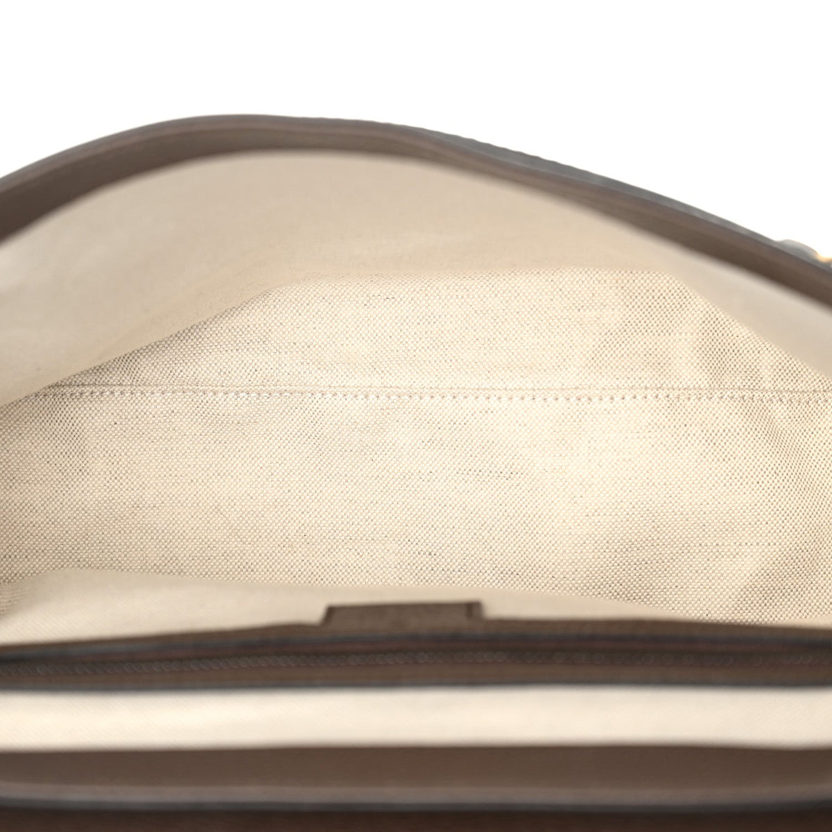 Tender GG Supreme Monogram Textured Dollar Calfskin Ophidia Messenger Bag Beige Ebony Dark Brown