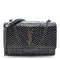 Elaphe Nappa Monogram Sunset Chain Wallet Black White