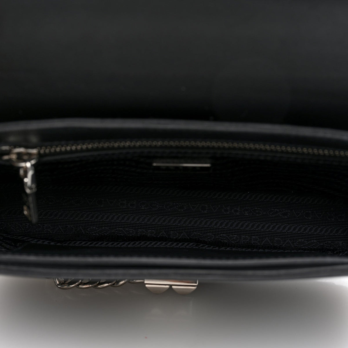 Saffiano Pattina Crossbody Bag Black