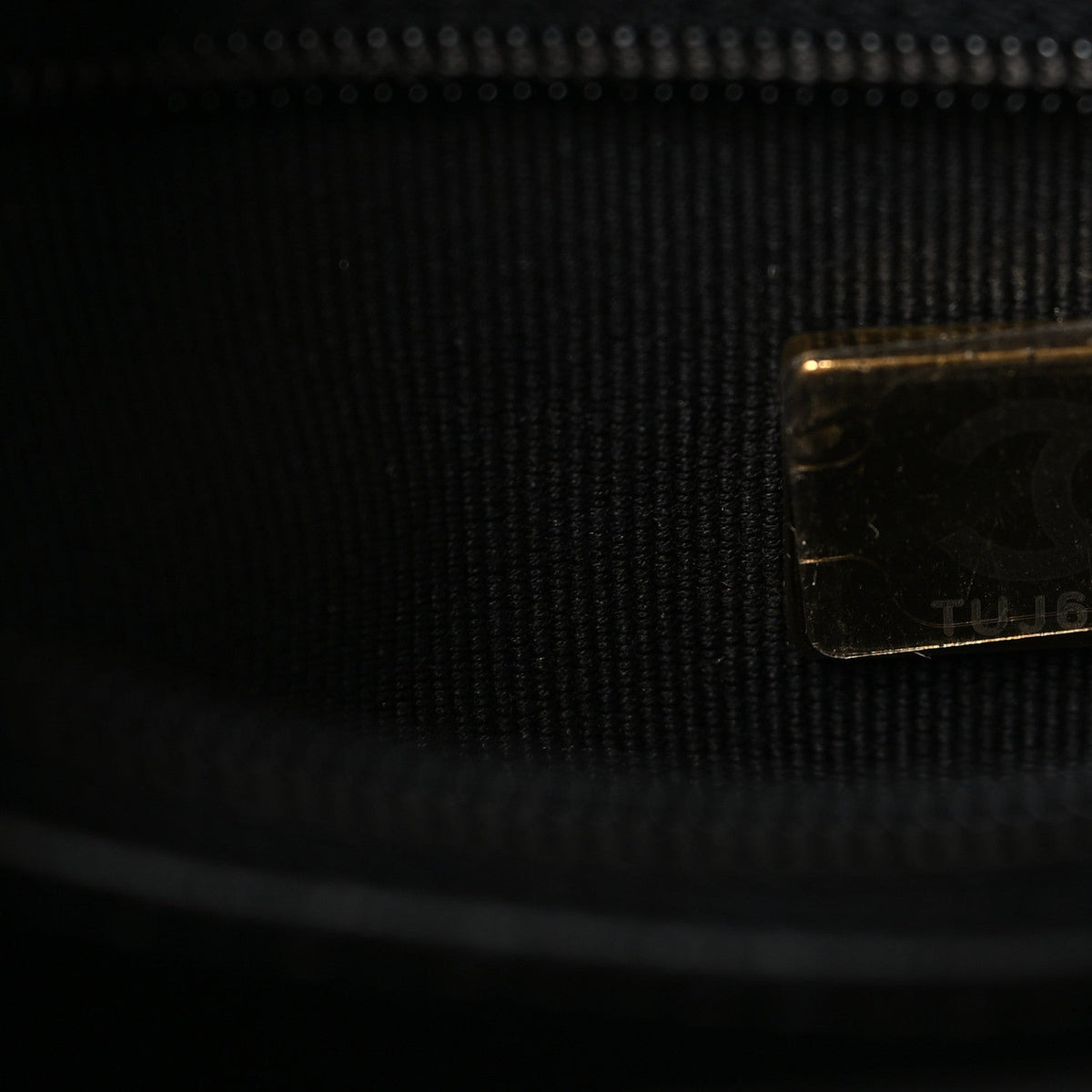 Shiny Aged Calfskin Quilted Nano Kelly Shopper Black