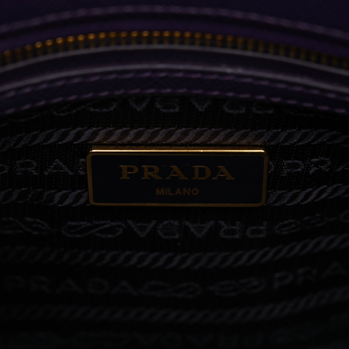 Saffiano Lux Small Promenade Tote Bluette Viola