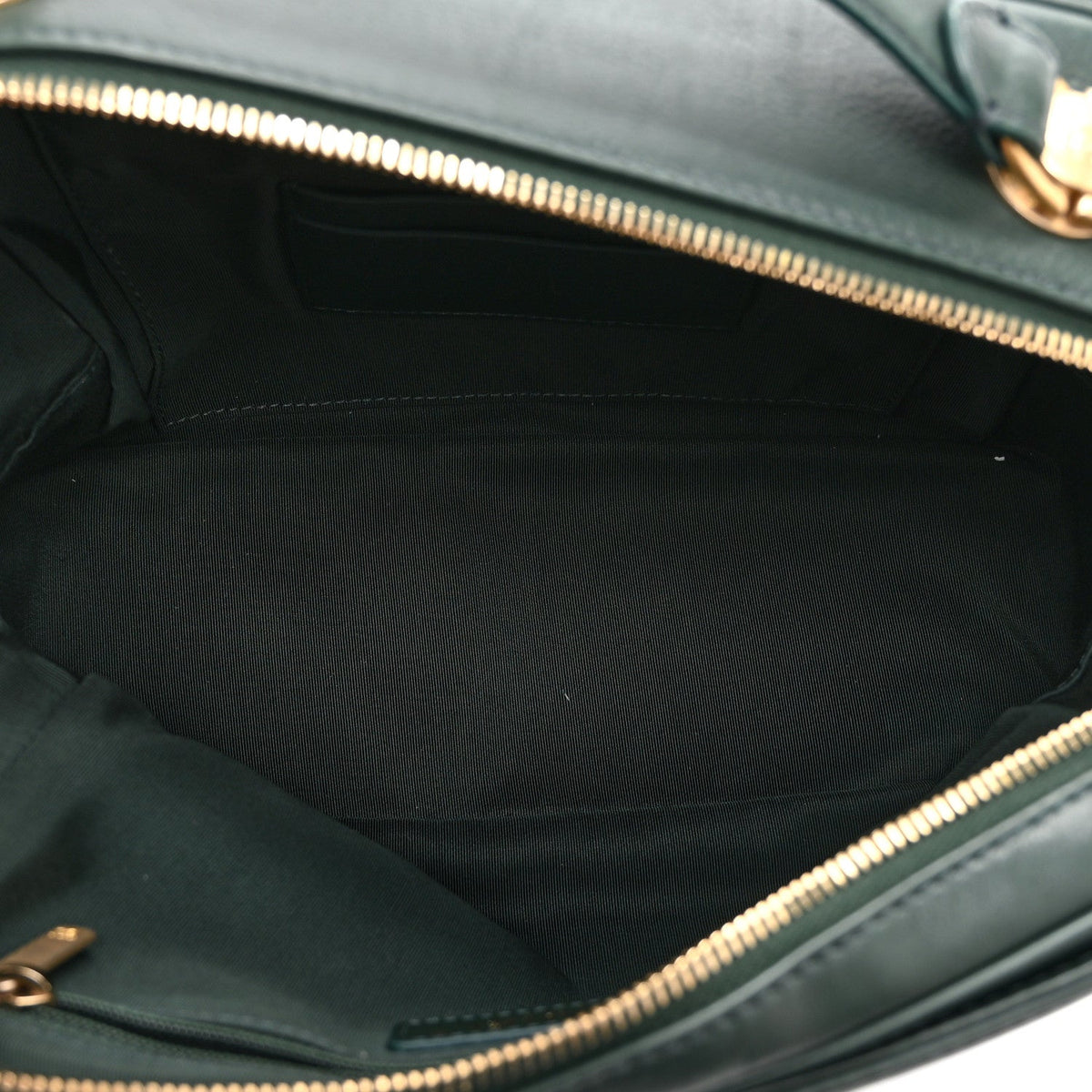 Calfskin Quilted CC Medium Vanity Case Green
