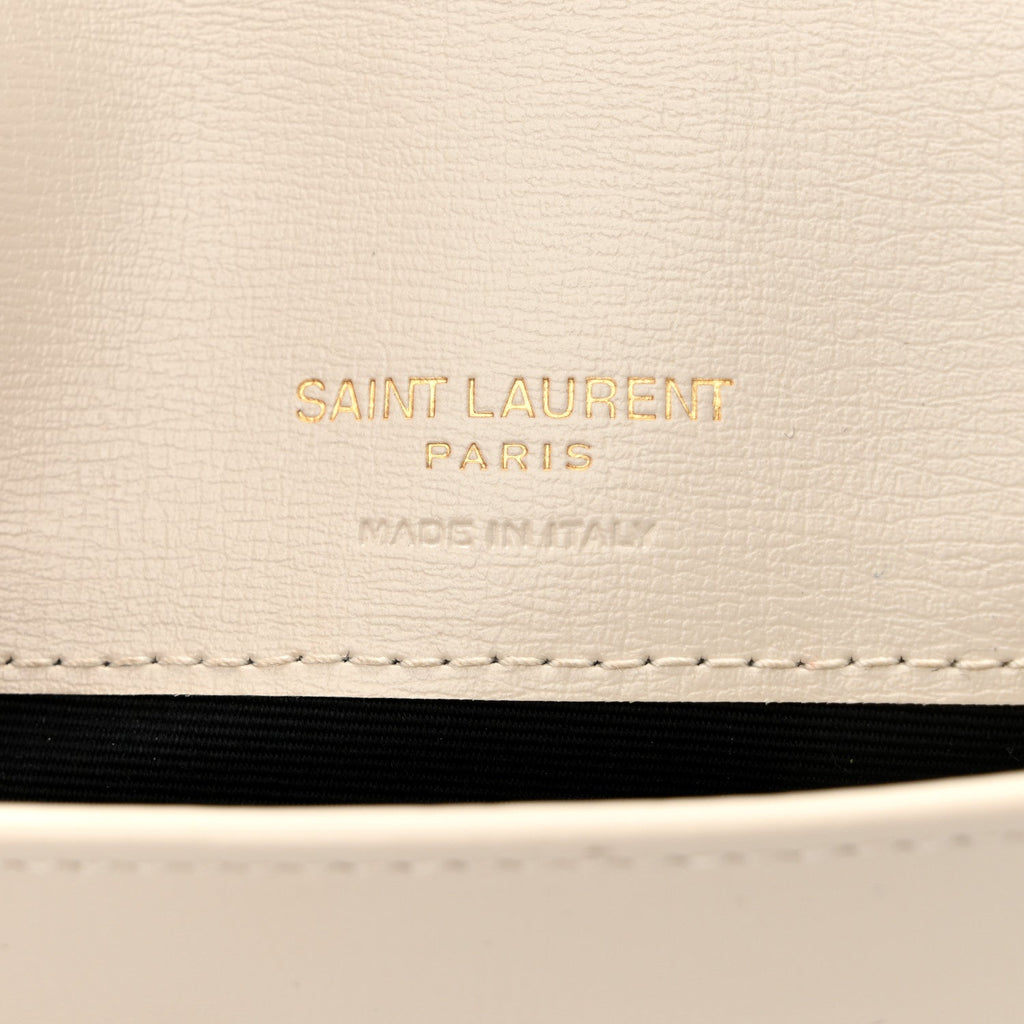 Smooth Calfskin Monogram Phone Holder Crossbody Crema Soft