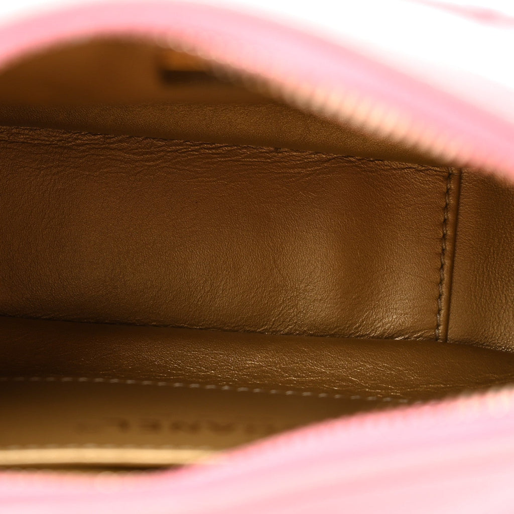 Lambskin Quilted CC Pearl Crush Camera Case Pink