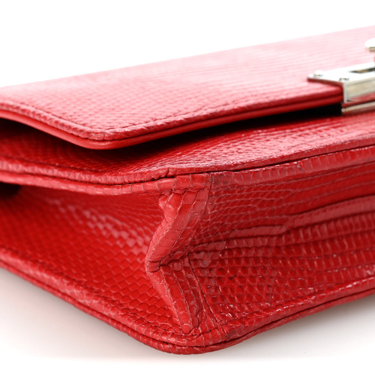 Lizard Golden Class Wallet on Chain WOC Red