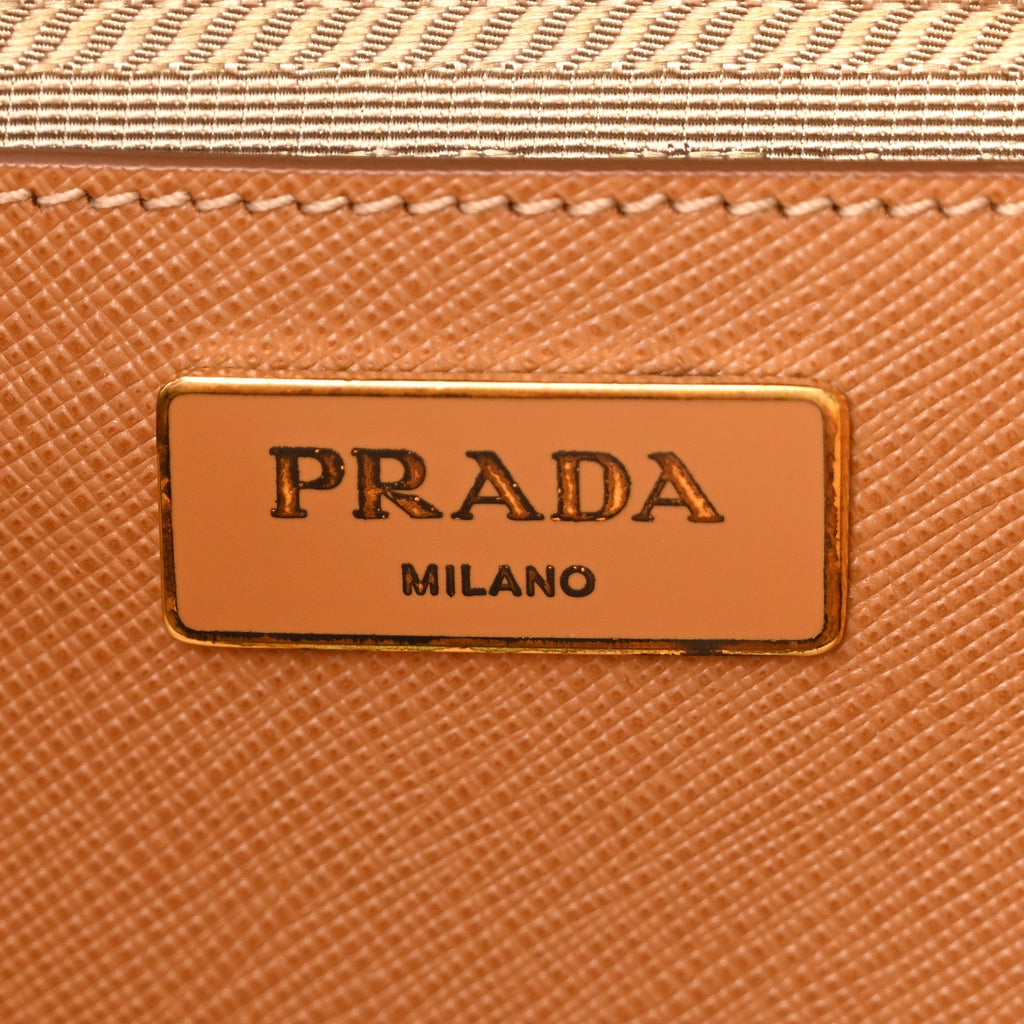 Saffiano Lux Bauletto Caramel