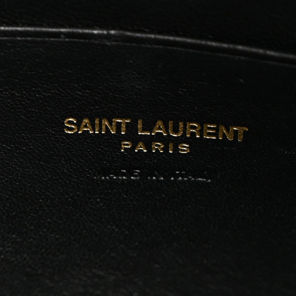 Grain De Poudre Matelasse Monogram Mini Lou Camera Bag Black