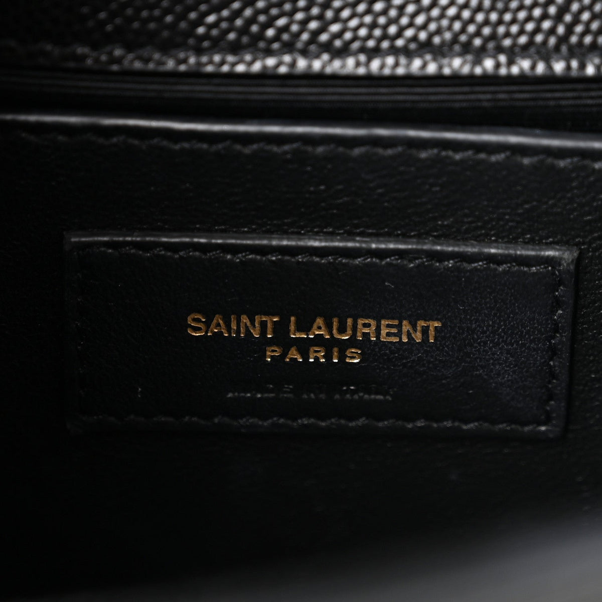 Grain De Poudre Small Classic Monogram Kate Tassel Satchel Black