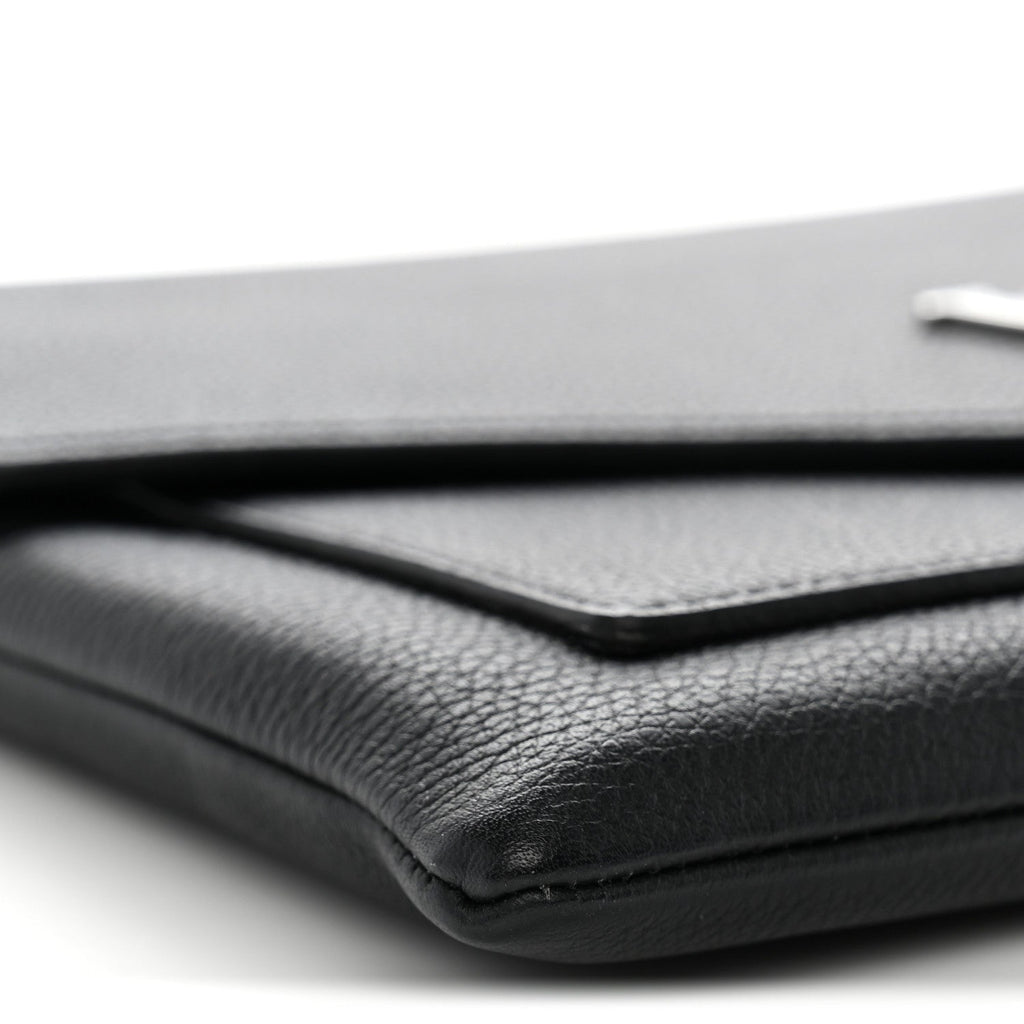 Soft Calfskin My Lockme Pochette Black