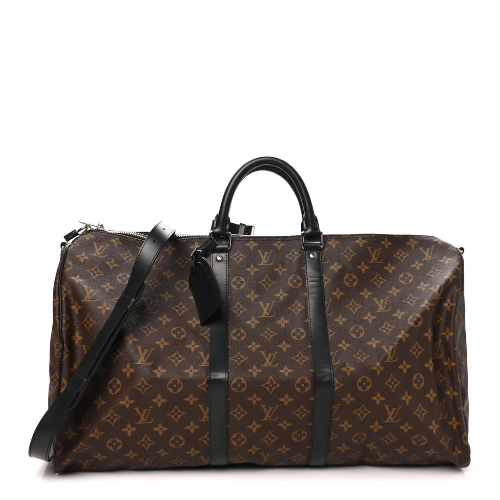 Monogram Macassar Keepall Bandouliere 55