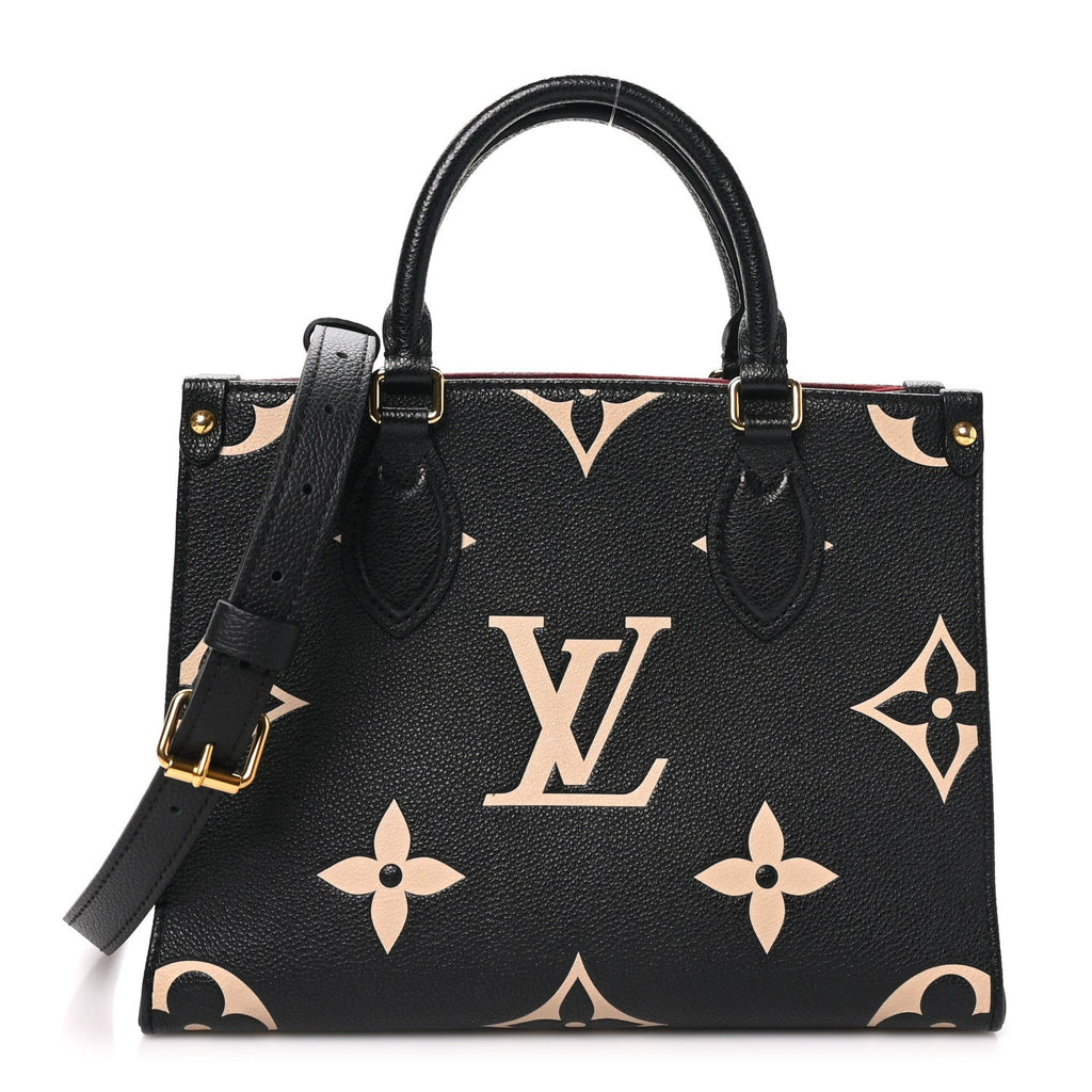 Empreinte Monogram Giant Onthego PM Black Beige