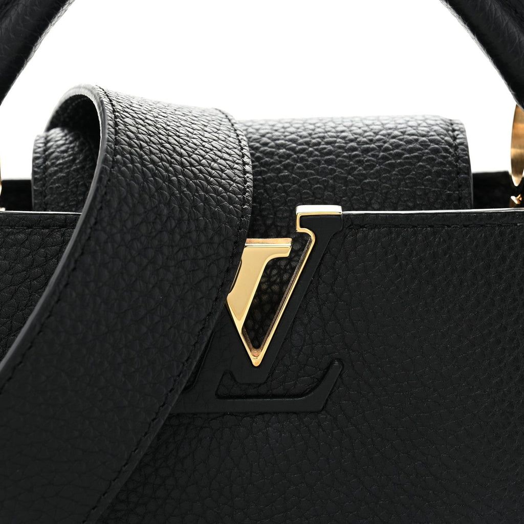 Taurillon Mini Capucines Black