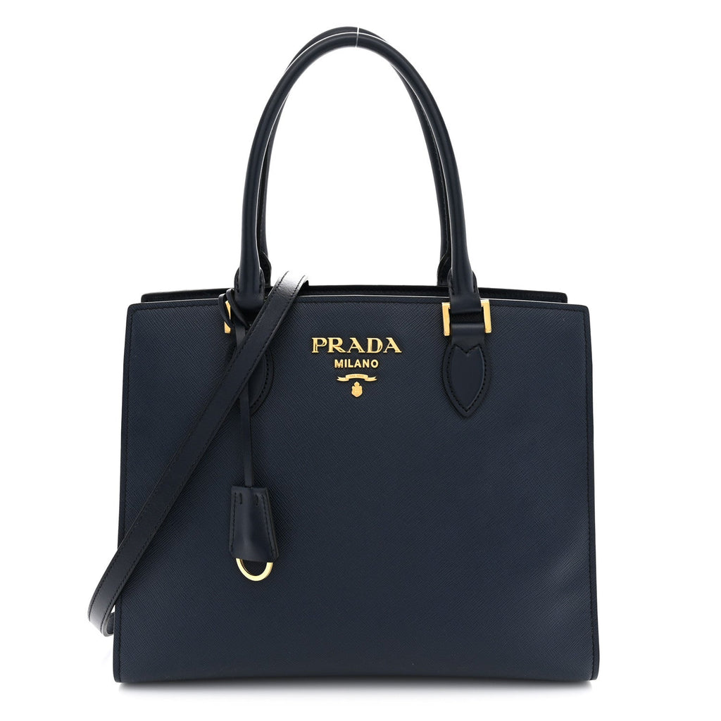 Saffiano Soft Calfskin Large Tote Baltico