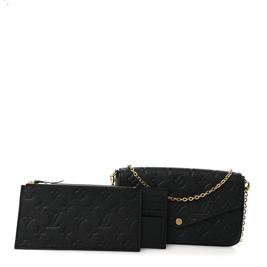 Empreinte Pochette Felicie Chain Wallet Black
