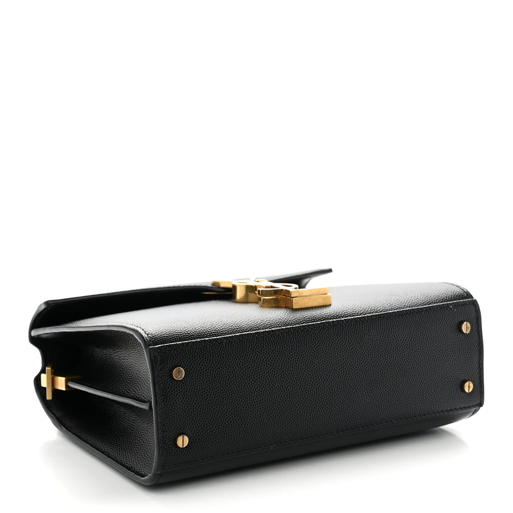Grain de Poudre Mini Classic Monogram Cassandra Top Handle Black