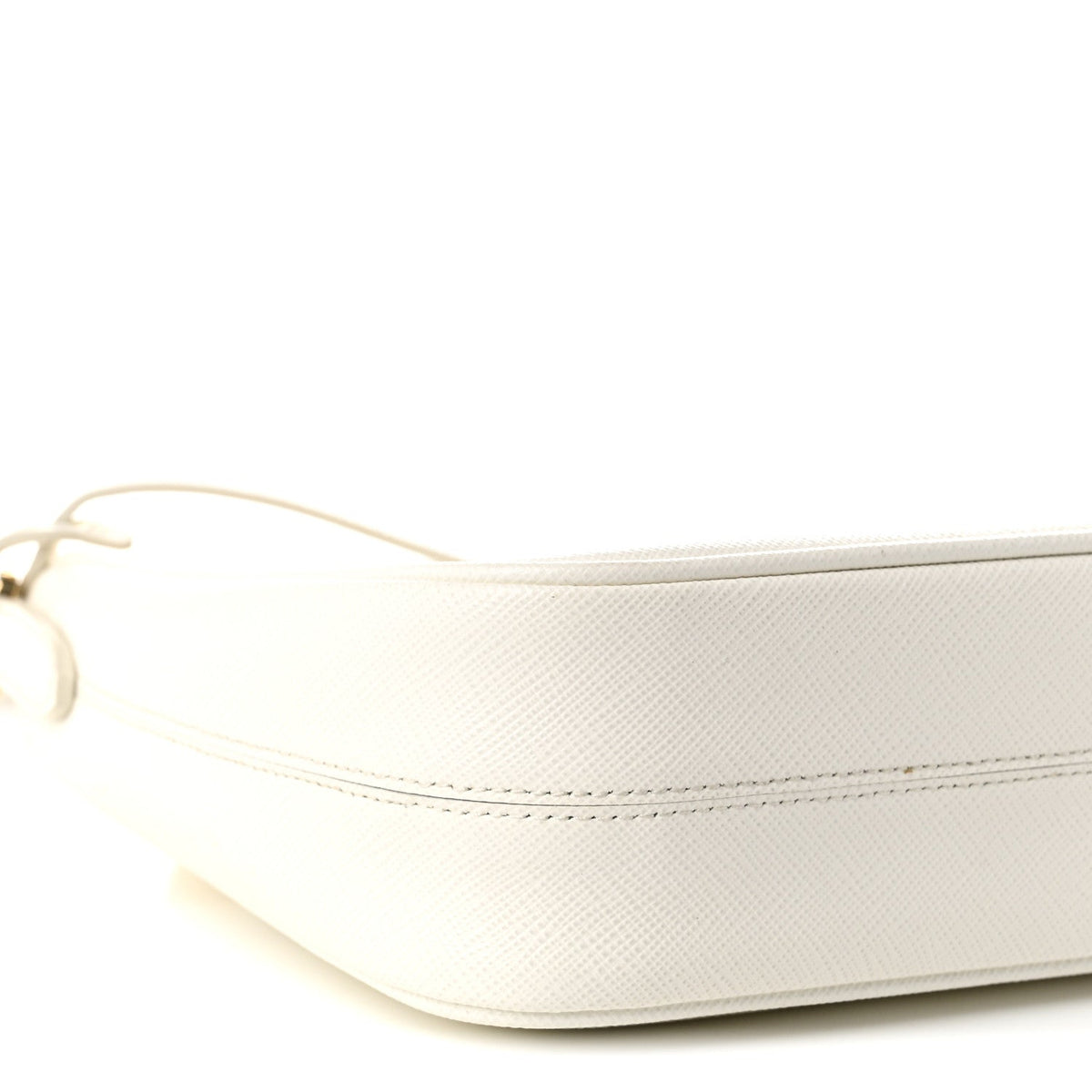 Saffiano Lux Mini Re-Edition Shoulder Bag White