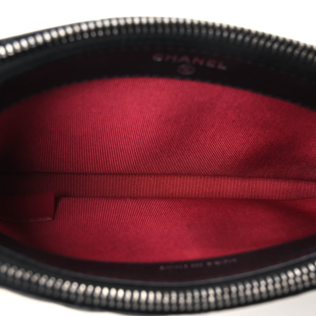 Aged Calfskin Quilted Small Gabrielle Clutch With Chain Black