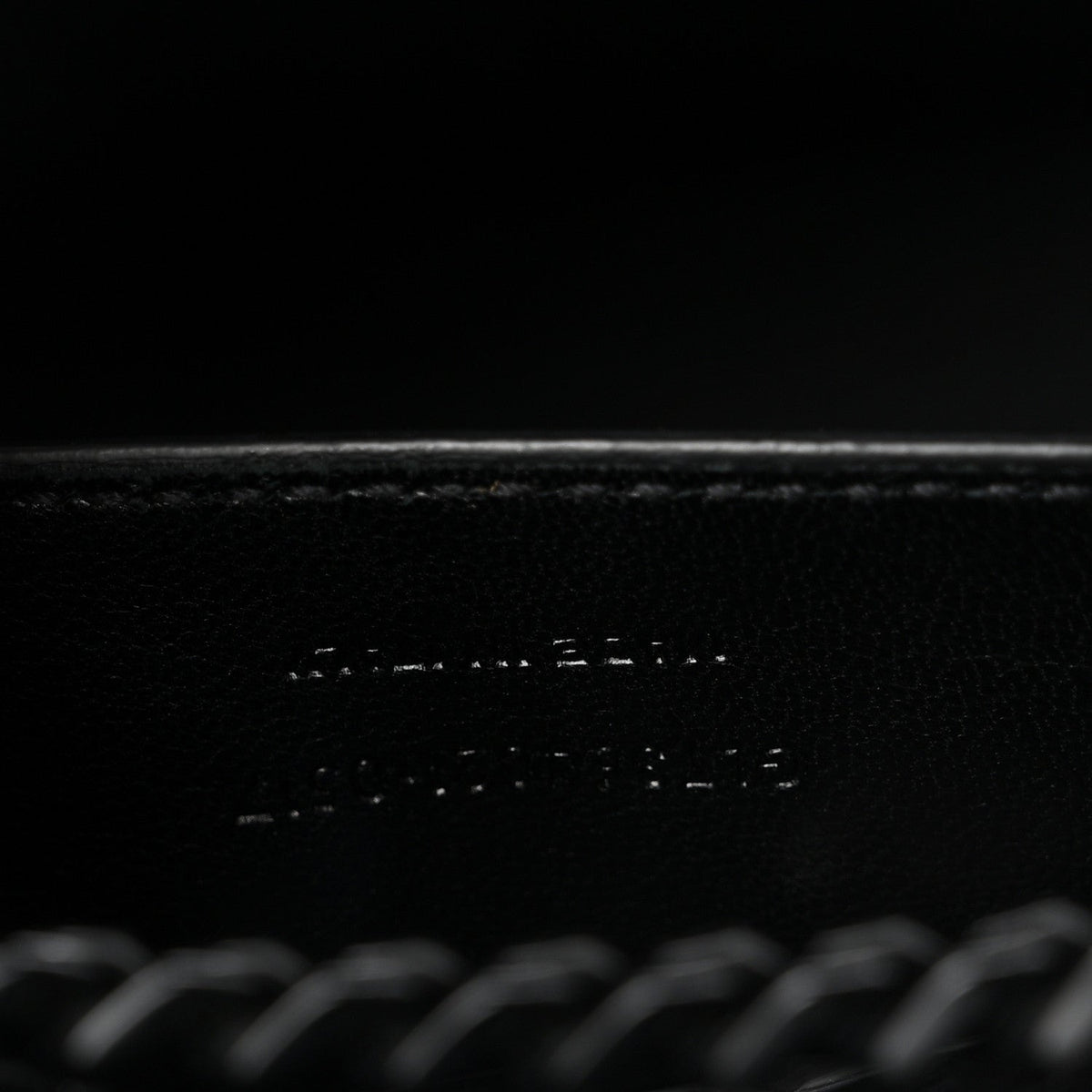 Textured Patent Medium Classic Monogram Kate Satchel Black