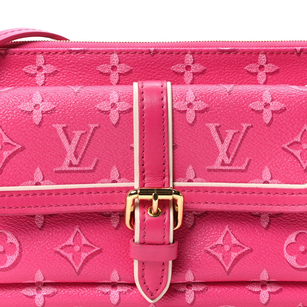 Monogram Fall For You Maxi Multi Pochette Accessories Fuchsia