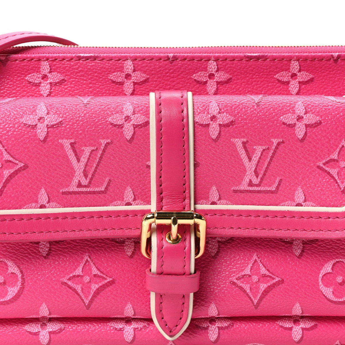 Monogram Fall For You Maxi Multi Pochette Accessories Fuchsia