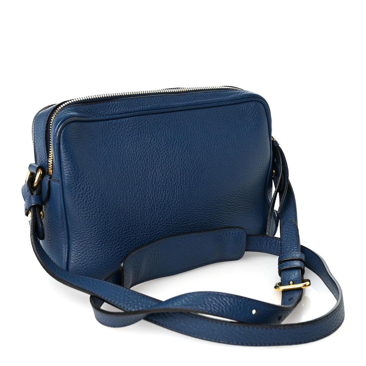 Vitello Phenix Camera Bag Bluette