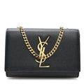 Grain De Poudre Small Monogram Kate Satchel Black