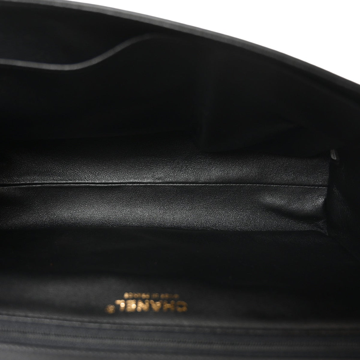 Calfskin Quilted Chevron In The City Bag Black