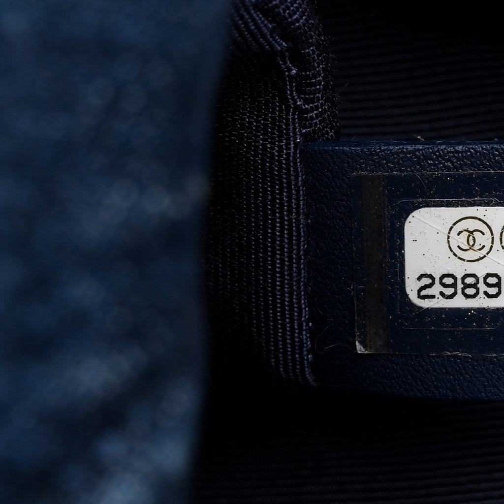 Denim Quilted Medium Chanel 19 Flap Blue